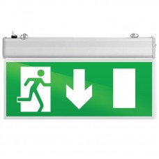 Φωτιστικό Ασφαλείας LED Κάτω Βέλος 3W με 8SMD 9XL5113